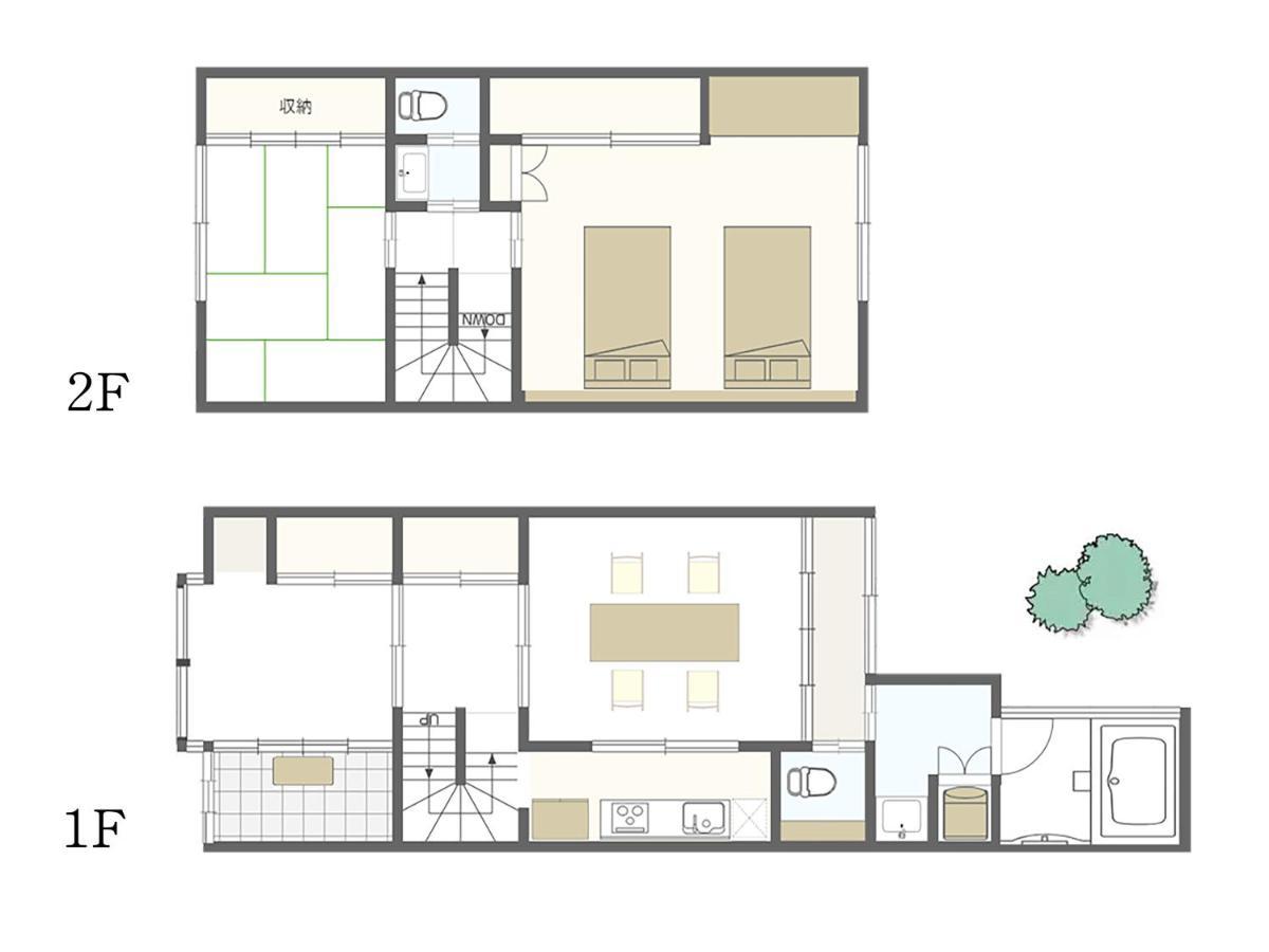 Rinn Shijo Machiya Kyōto Exterior foto